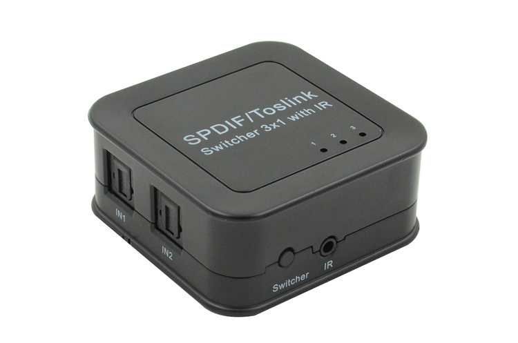 LINK-MI LM-FB301 SPDIF/TosLink Digital Optical Audio 3x1 Switchers